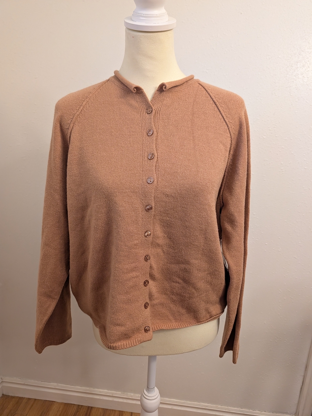 Women's Altar'D State Harper Button Up Cardigan Camel color Size M NWT